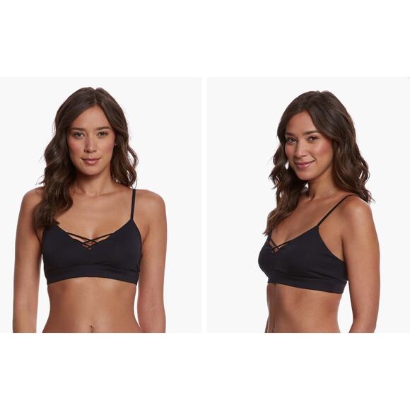 Alo Yoga Interlace Yoga Sports Bra in Dark Gray Size XS XSmall - Picture 7 of 8